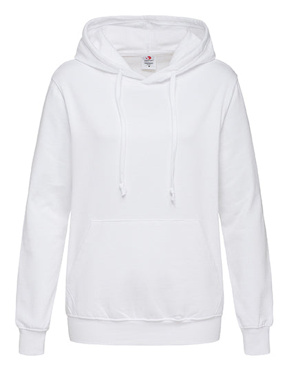 Sweat Hoodie Classic Women in White, Größe XL