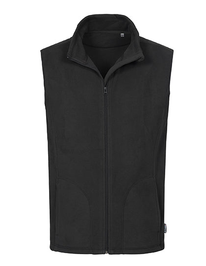 Classic Fleece Vest in Black Opal, Größe XXL