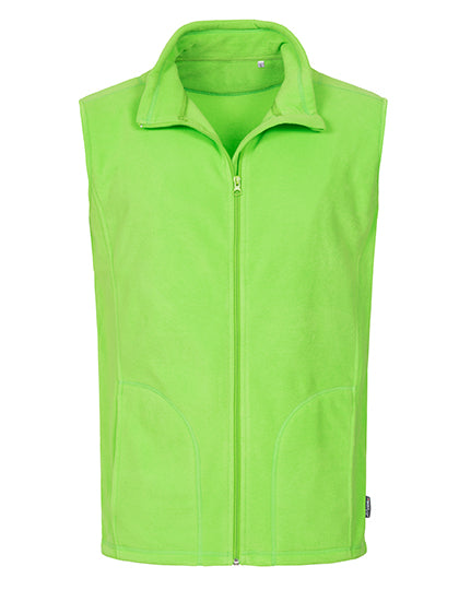 Classic Fleece Vest in Kiwi Green, Größe XXL