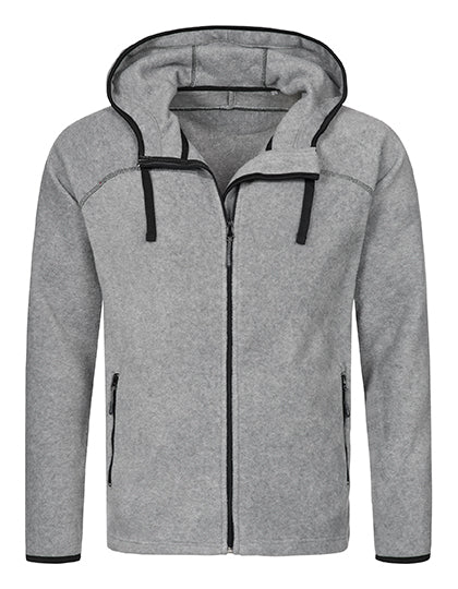 Power Fleece Jacket in Grey Heather, Größe XXL