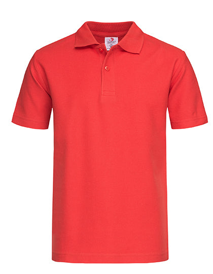 Kids´ Classic Polo in Scarlet Red, Größe XL (158/164)