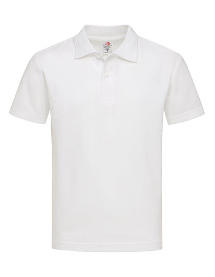 Kids´ Classic Polo in White, Größe XL (158/164)