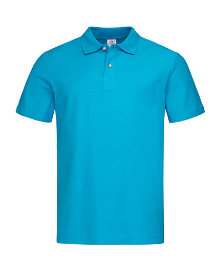 Classic Polo in Ocean Blue, Größe XXL