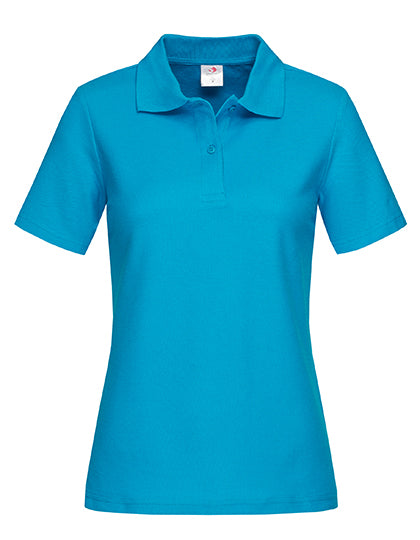 Classic Polo Women in Ocean Blue, Größe XL