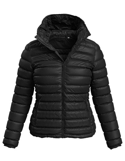 Lux Padded Jacket Women in Black Opal, Größe 3XL