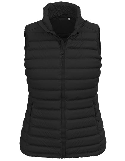 Lux Padded Vest Women in Black Opal, Größe 3XL