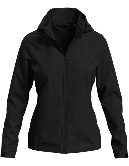 Lux Softshell Jacket Women in Black Opal, Größe 3XL