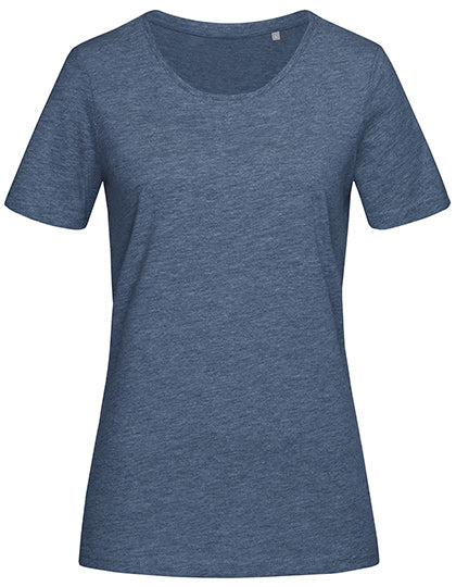 Women´s Lux T-Shirt in Dark Denim Heather, Größe XXL