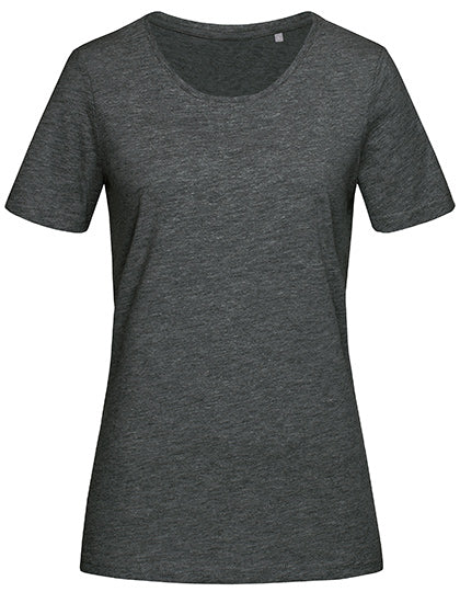 Women´s Lux T-Shirt in Dark Grey Heather, Größe XXL