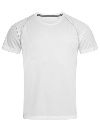 Mesh Team Raglan in White, Größe XXL