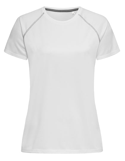 Mesh Team Raglan Women in White, Größe XL