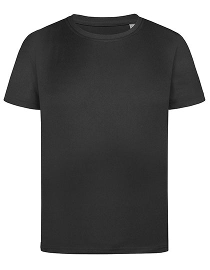 Kids´ Sports-T in Black Opal, Größe XS (110/116)