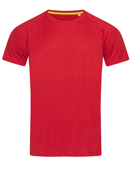 Mesh Raglan in Crimson Red, Größe XXL