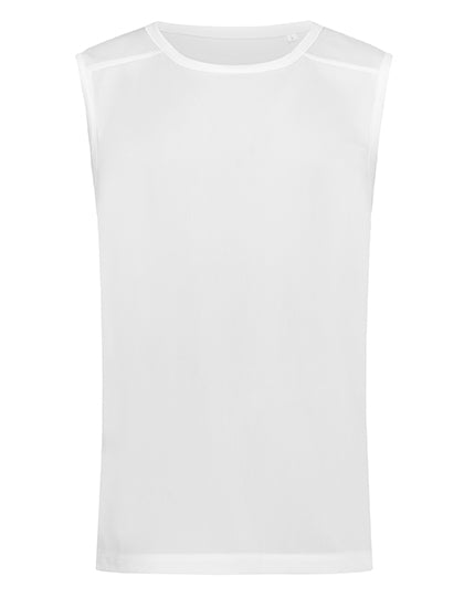 Mesh Sleeveless in White, Größe XXL