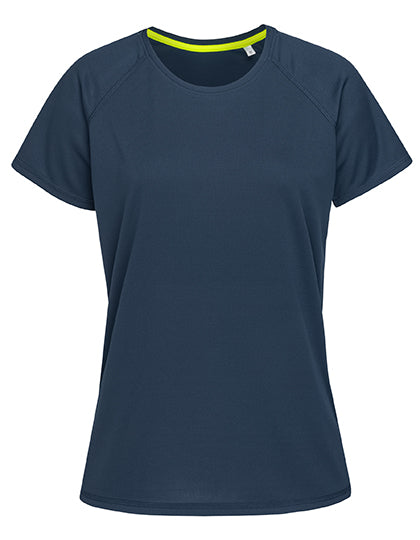 Mesh Raglan Women in Marina Blue, Größe XS