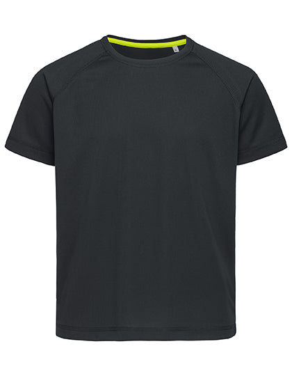 Mesh Raglan Kids in Black Opal, Größe XS (110/116)