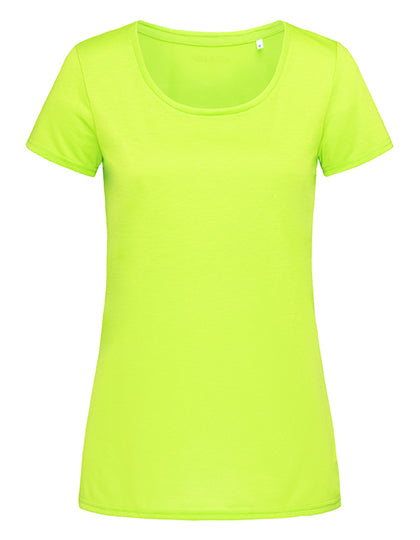 Cotton Touch T-Shirt Women in Cyber Yellow, Größe XL