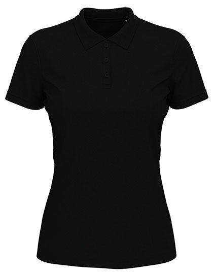 Lux Polo Women in Black Opal, Größe 3XL