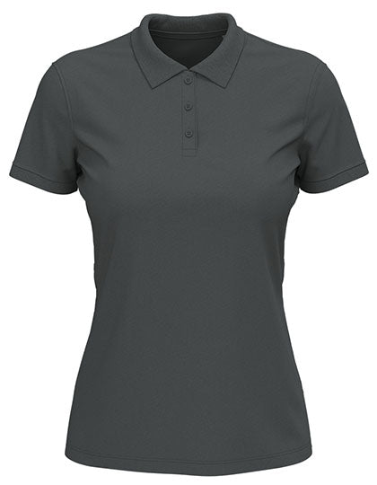 Lux Polo Women in Slate Grey (Solid), Größe 3XL