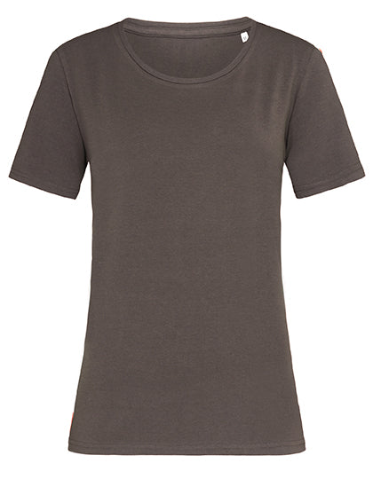 Stretch-T Relaxed Women in Dark Chocolate, Größe XL