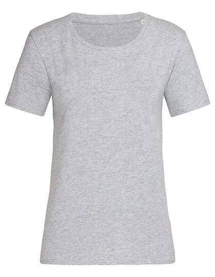 Stretch-T Relaxed Women in Grey Heather, Größe XL