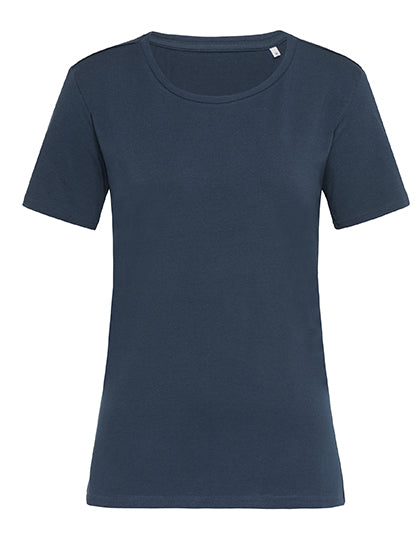 Stretch-T Relaxed Women in Marina Blue, Größe XL