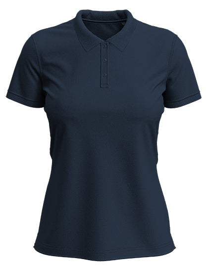 Stretch Polo in Blue Midnight, Größe XXL