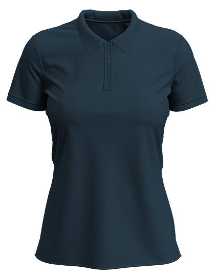 Stretch Polo in Marina Blue, Größe XXL