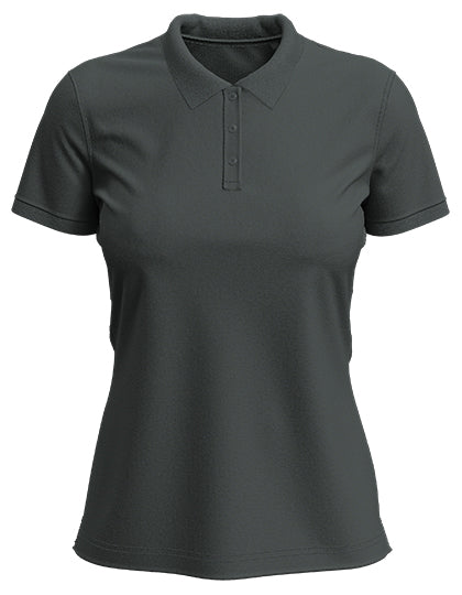 Stretch Polo in Slate Grey (Solid), Größe XXL