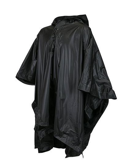 Kids´ Splashmacs Poncho in Black, Größe One Size