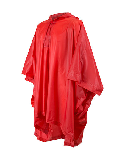 Kids´ Splashmacs Poncho in Red, Größe One Size