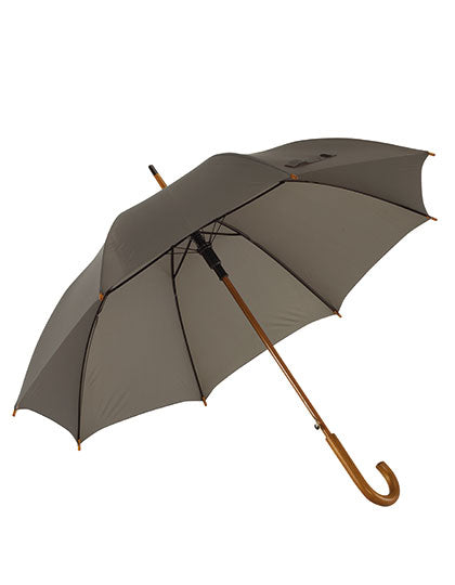 Automatischer Holzstockschirm Tango in Grey, Größe Ø approx. 103 cm