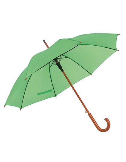 Automatischer Holzstockschirm Tango in Light Green, Größe Ø approx. 103 cm