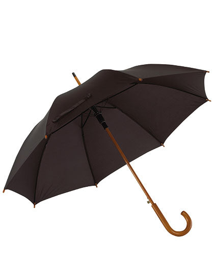 Automatischer Holzstockschirm Boogie in Black, Größe Ø approx. 103 cm