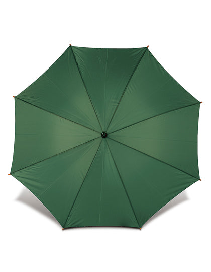 Automatik-Holzstockschirm Cork in Dark Green, Größe Ø ca. 103 cm