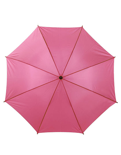 Automatik-Holzstockschirm Cork in Pink, Größe Ø ca. 103 cm