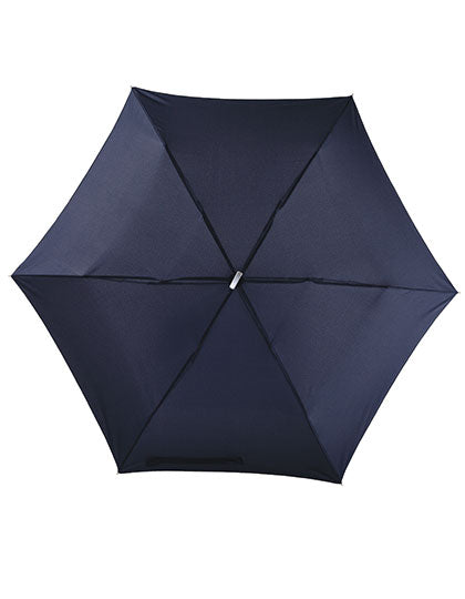Superflacher Mini-Taschenschirm in Navy Blue, Größe Ø approx. 88 cm