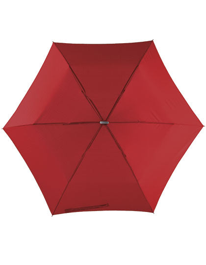 Superflacher Mini-Taschenschirm in Red, Größe Ø approx. 88 cm