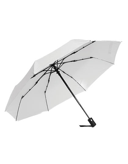 Vollautomatischer Windproof-Taschenschirm Plopp in White, Größe Ø approx. 97 cm