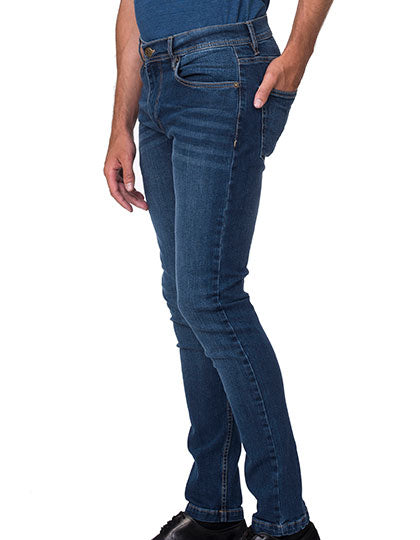 Max Slim Jeans in Dark Blue Wash, Größe 40/33