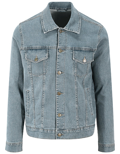 Noah Denim Jacket in Light Blue Wash, Größe XXL