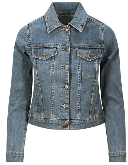 Olivia Denim Jacket in Light Blue Wash, Größe XL