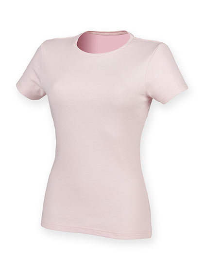 Women´s Feel Good Stretch T in Baby Pink, Größe XXL