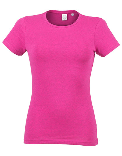 Women´s Feel Good Stretch T in Heather Pink, Größe XXL