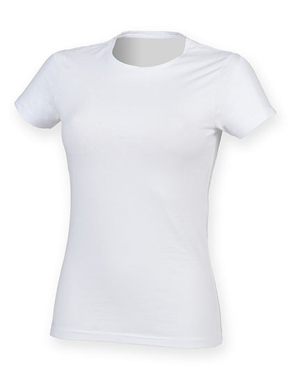 Women´s Feel Good Stretch T in White, Größe XXL