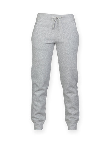 Women´s Slim Cuffed Jogger in Heather Grey, Größe XL