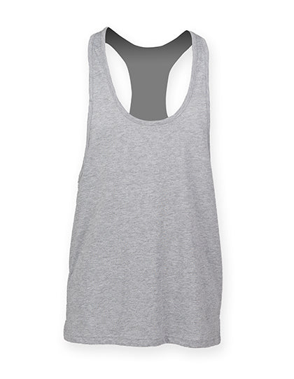 Men´s Muscle Vest in Heather Grey, Größe XXL