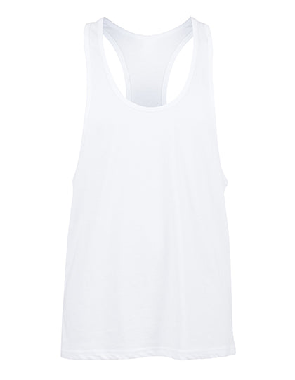 Men´s Muscle Vest in White, Größe XXL