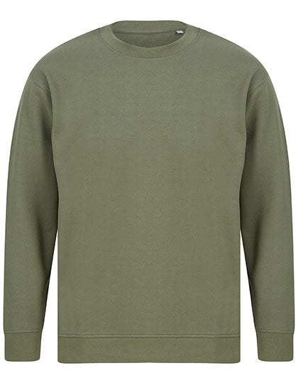 Unisex Sustainable Fashion Sweat in Khaki, Größe 3XL