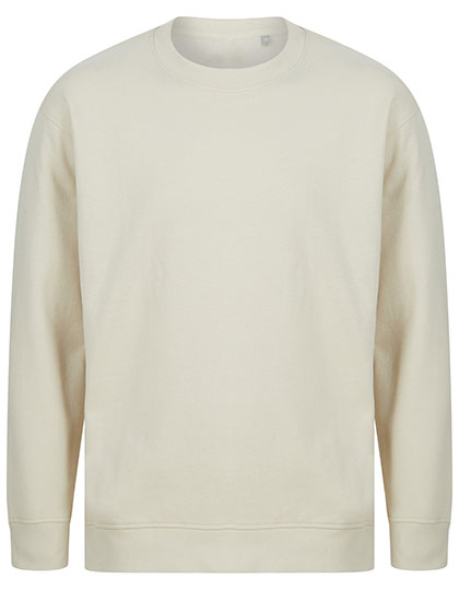 Unisex Sustainable Fashion Sweat in Light Stone, Größe 3XL